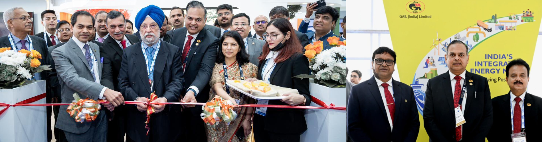 Hon'ble Minister of Petroleum and Natural Gas inaugurated the India Pavilion at #ADIPEC2022 in Abu Dhabi. GAIL was part of the India Pavilion