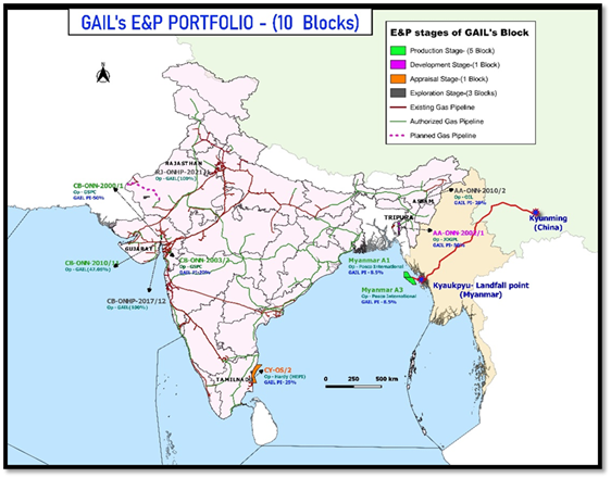 E&P India Map